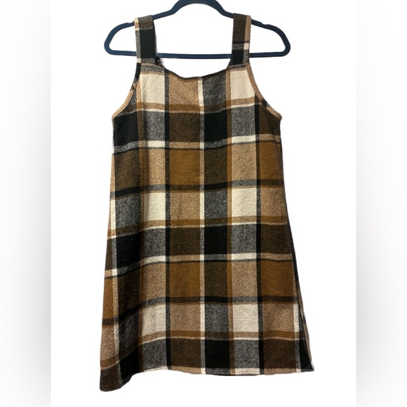 Plaid flannel mini fall dress by SHEIN in size 4 🍂🍂🍂 Soft, cozy fabric! - Picture 3 of 6